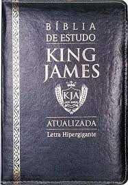 Bblia de Estudo King James Atuali. Pu Zper - Preta