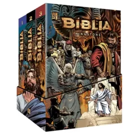 Bblia Kingstone - 3 Volumes em Quadrinhos