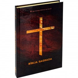 Bblia Sagrada Almeida Revista e Corrigida - Capa Cruz