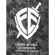 Harpa Avivada E Corinhos Capa Dura Lt Gigante - Mod 05 Escudo Camuflada