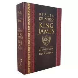 Bblia de Estudo King James Atuali. Capa Dura - Tradicional